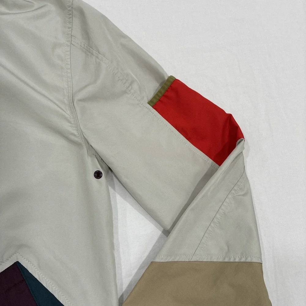 Urban Outfitters Without‎ Walls Zip Up Windbreaker Jacket Size XS Color Block